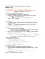 COMM 1300 | Week 9 Study Notes