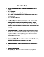Study Guide For Unit 3 Environments Test