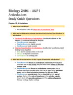 Joints Articulations