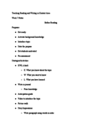 TRW Week 7 Notes