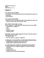 Macroeconomics Fall 2017 Chapters 7,8,9, 12