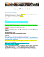HS 460: Lesson 7 notes
