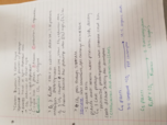 Week 5 notes