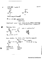 CHE 118A, Week 1 Notes