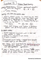 Chemistry 114, Week 7 Notes