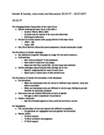 Gender & Society Notes Week 9