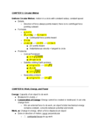 PHY 1103 Exam 3 study guide