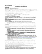 World History: COLLISION OF CULTURE