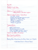 Econ 203, Week 8 Notes