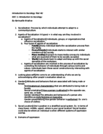 Soc 1-Test #2 Studyguide