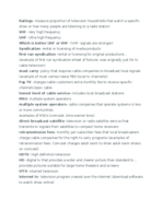 MI 101 Exam Review