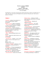 PSCI Exam 1 Study Guide