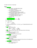 PHYS/ENVS 3070 Exam 2 Study Guide