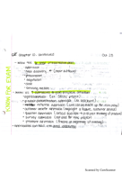 Week 9 Chapter 10 and Chapter 11 Notes