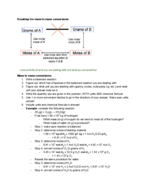Intro Chem 1021 - Notes Week 9