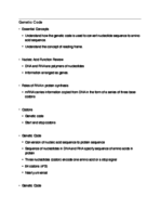 Cell & Molecular Biology Class Notes Week 10
