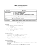 CRJU 101 Test 3 Study Guide