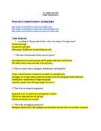 SOCY 1016 Exam 1 Study Guide