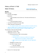 MUHL 2310 -- Week 10 Notes