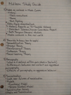 Midterm Study Guide