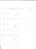 Symbolic Logic, Week 7 Notes