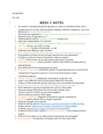 Microbiology Notes Week 5