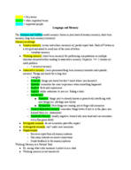 COGS 001, Week 9 Notes