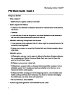 study guide