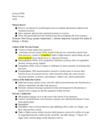Kin 199, week 10 notes