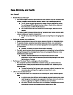 Exam II Reading Summaries