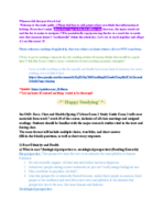 Study Guide for Exam II