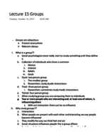 Lecture 15 Groups 