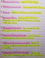 Gen Psych Week 11 Lecture Notes