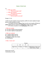 Math 105 Exam #3 Study Guide