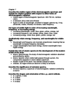 CHM 101 Exam #2 Study Guide 