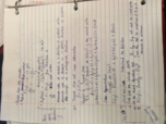 Exam 3 review from class