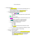 Chapter 8 (Chemical Reactions)
