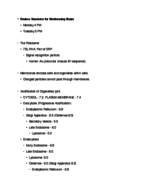 Cell & Molecular Biology Week 11 Notes