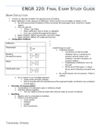 ENGR 220 Final Exam Study Guide