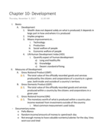 GEOG 140- Chapter 10- Development