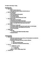 PHYS/ENVS 3070 Week 11 Notes
