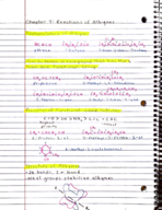 Organic Chemistry: Alkyne Reactions