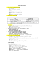 Broadcasting Writing