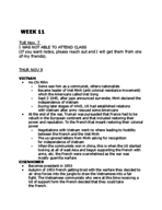 US DIPLO WEEK 10 NOTES