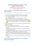 General Chemistry I, Exam Two Notes