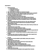 Study Guide #2 Gender, Politics and US Citizenship