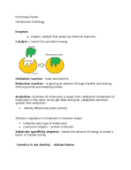 Introduction to Biology, Genes