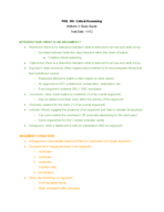 PHIL 105- Critical Reasoning Midterm II Study Guide