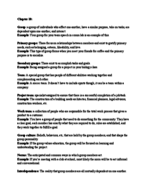 Chapters 10 and 11 notes