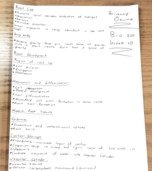 Bio 201 Week 10